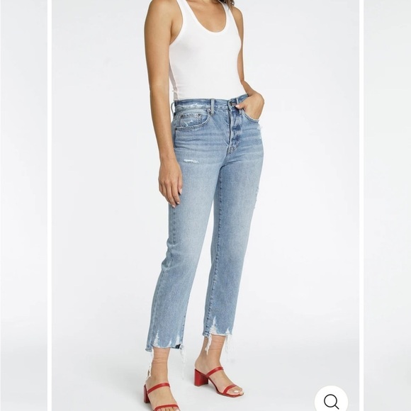 Pistola Charlie High Rise Distressed Button Fly Jeans in Ruthless Light Wash - Picture 2 of 11